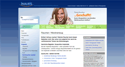 Desktop Screenshot of nichtraucher.inauris.com