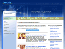 Tablet Screenshot of inauris.de